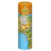 Amazing Africa Map Puzzle in a tube 250 bitar
